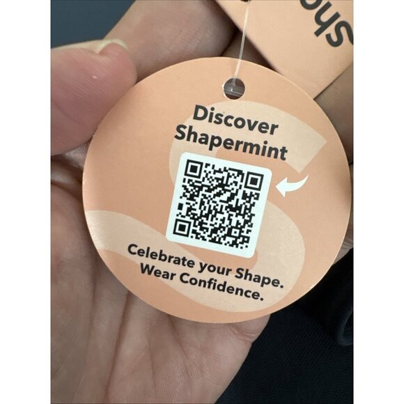 Shapermint Essentials Scoop Neck Cami Women's 2XL Black NWT 0044 - Picture 9 of 14